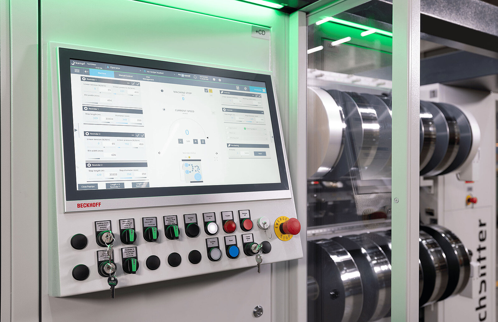 Operator-friendly HMI